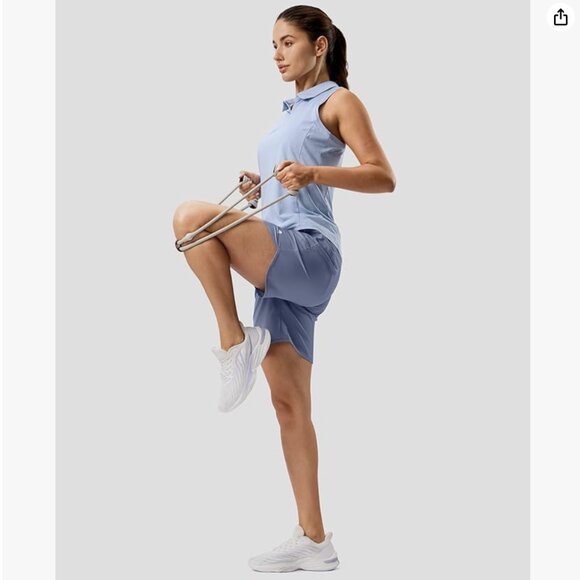 NWT G Gradual 7" Athletic Running Shorts Zipper Pockets Lightweigt Size Large - Picture 4 of 6